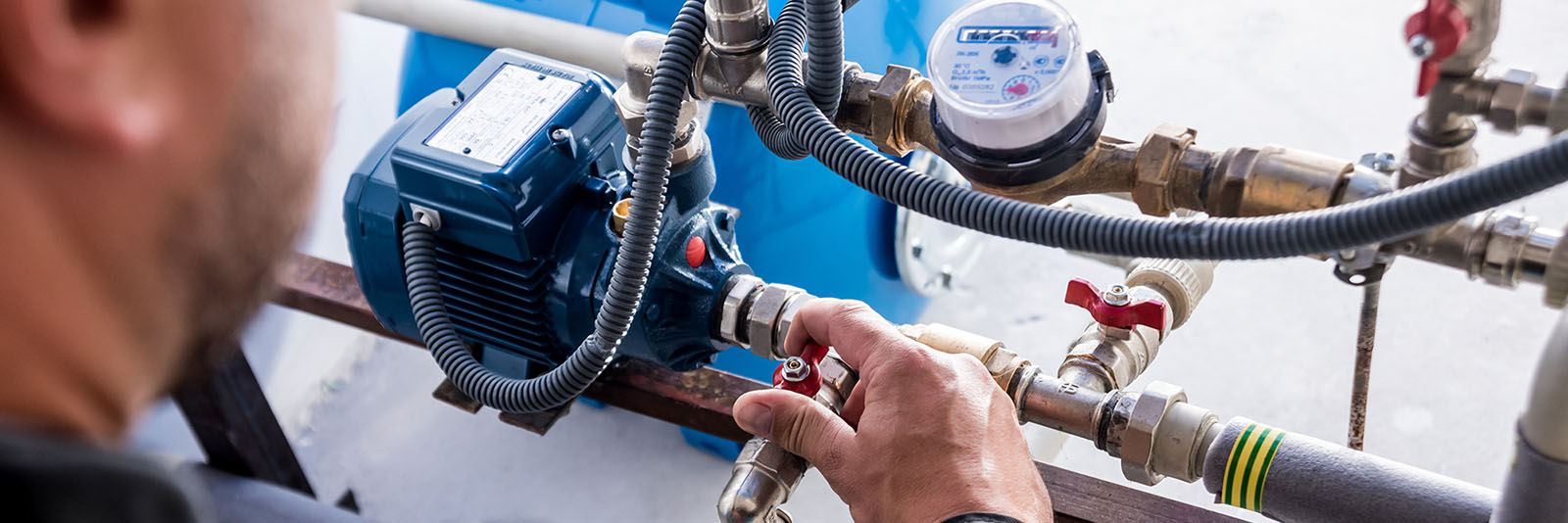 a technician troubleshoots common metering pump problems