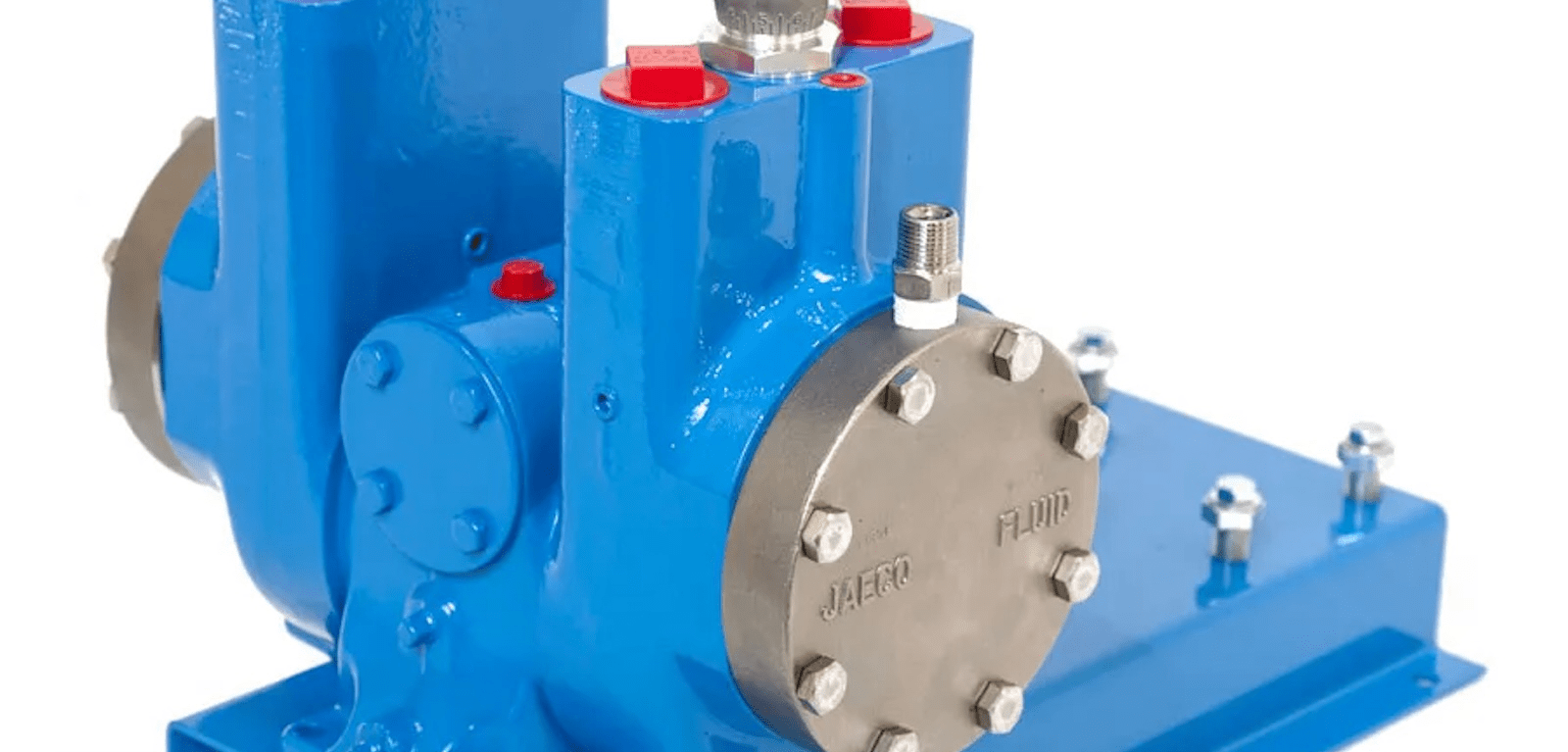 JAECO FRAM duplex diaphragm metering pump is often used in chemical dosing and treatment applications.