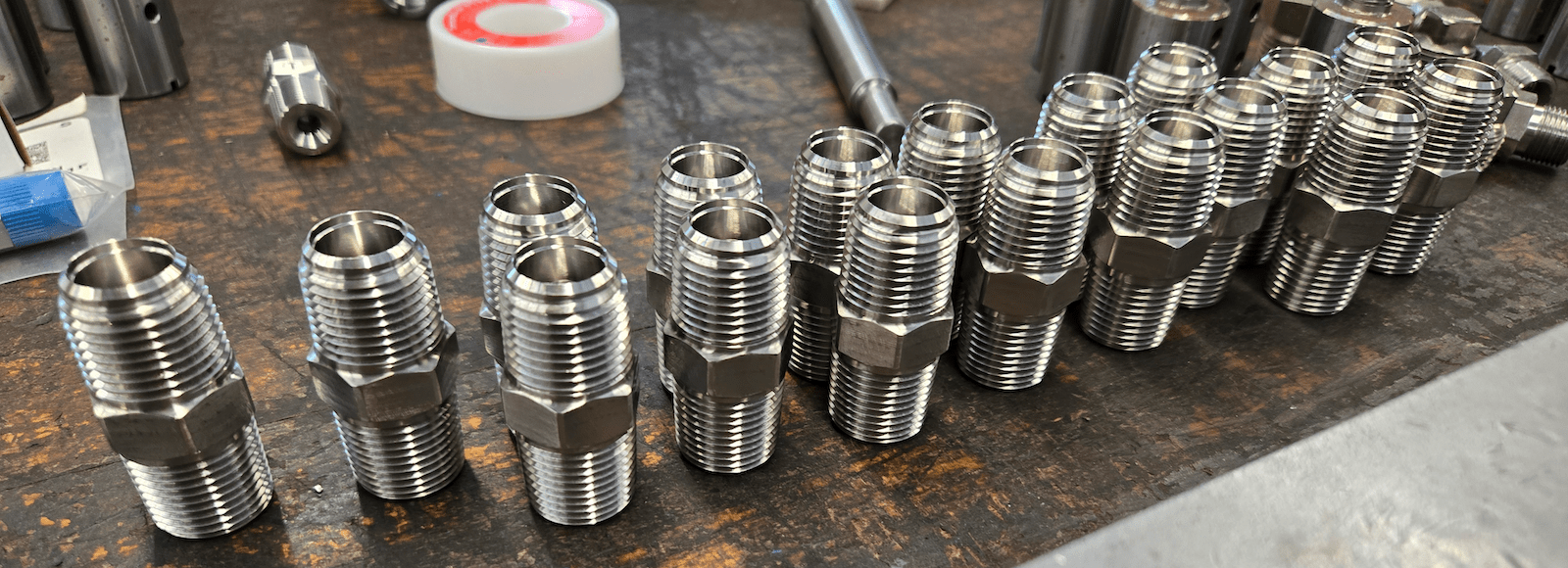 Stainless steel check valves for metering and injection systems